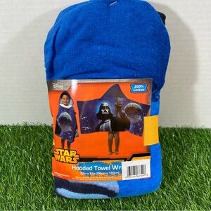 Star Wars Kids Hooded Poncho Towel Wrap Darth Vader